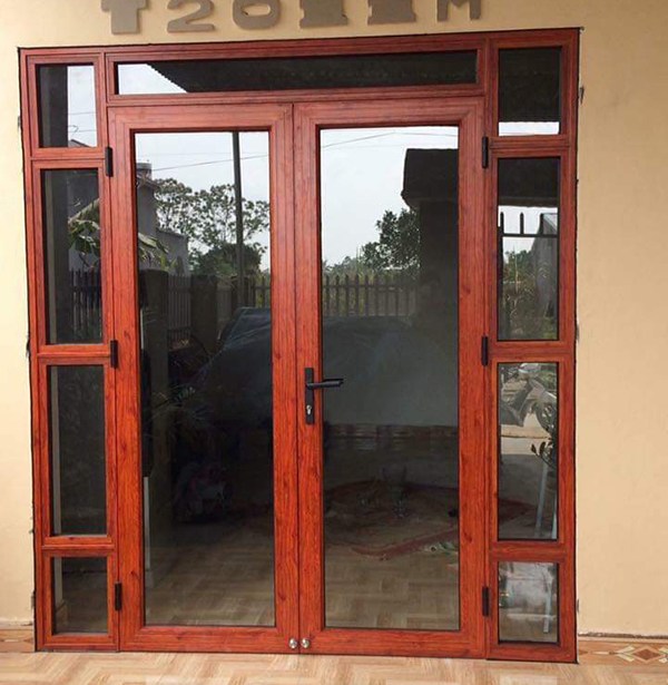 Cửa nhôm xingfa vân gỗ Cửa nhôm xingfa vân gỗ